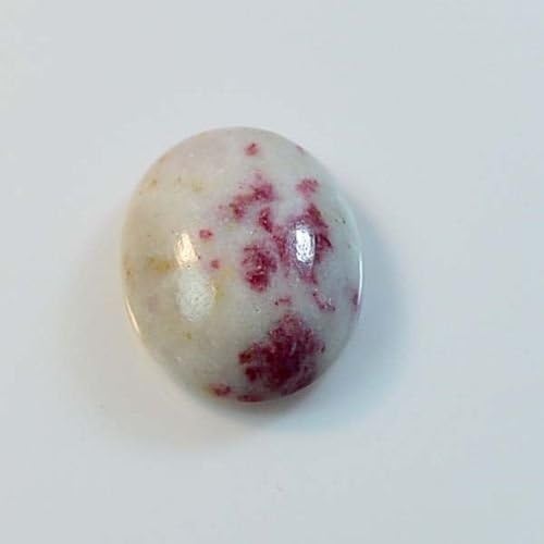 16Ct UNIQUE Natural Cinnabar in Quartz (22mm X 15mm) Cabochon