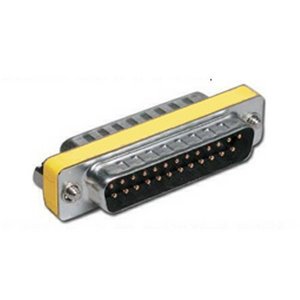 25 Pin Male Male Parallel DSUB Gender Changer Adapter