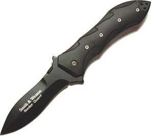 Smith & Wesson SWBGB Border Guard Knife, Black On Sale