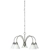 Massive 36300/17/10 Cone 5 Light Pendant Brushed Chrome