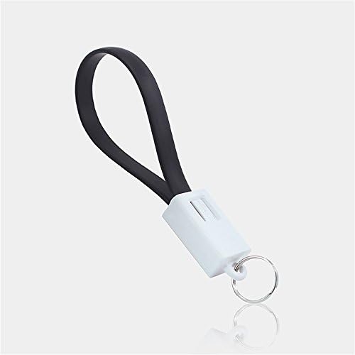 Mini Portable Keychain USB Cable, TRF Fast Charging Sync Data USB Charger Cable Cord for iphone, ipad and other IOS devices (Black)