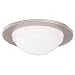 Halo 5054SNS 5-Inch Glass Dome Shower Light Trim, Satin Nickel