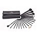 18 PCS MAKEUP BRUSH BLACK - 11618