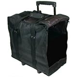 Jewelry Display Black Carrying Case w/ Wheels & Handle