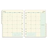 Day-Timer Folio 2-Page-Per-Month Tabbed Calendars - January 2009