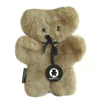 Flat Out Bear LATTE (Gray Brown) 100% Pure Austrialian Sheepskin Cuddly Bear