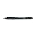 Office Products : Pilot G2 Retractable Gel Ink Roller Ball Pen, Fine Point, 0.7 mm, Clear Barrel, Black Ink,  12-Count (31020)