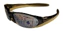 Poker Hologram Mirrored Lens Wrap Sunglasses