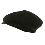 311QildX0jL. SL160  Big Apple Melton Wool Cap   Black