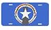 Northern Marianas Flag Vanity Auto License Plate