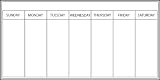 Wall Pops WPE98895 Dry Erase Peel & Stick Whiteboard Dry-Erase Weekly Calendar