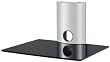 DRS101BS Glass DVD Player shelf/Amplifier/Speaker Shelve for wall mounted LCD/Plasma/LED TV