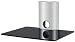DRS101BS Glass DVD Player shelf/Amplifier/Speaker Shelve for wall mounted LCD/Plasma/LED TV