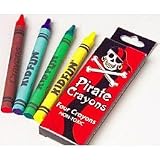 12 boxes of 4 Pirate Crayons