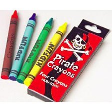 Pirate Crayons - 12 boxes by SmallToys