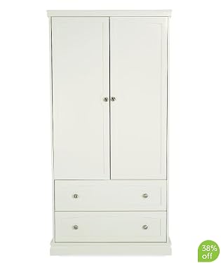 Mothercare Bordeaux Wardrobe - Almond white