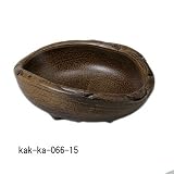 和食器 まごころ 伊香保均窯 なぶり楕円鉢 160mm×120mm×58mm 注文数:14