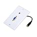 VGA / 3.5mm Stereo Audio Wall Plate(Gold Plated)