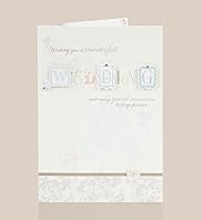 Floral Hearts Wedding Day Card