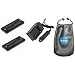 ValuePack (2 Count): Digital Replacement Battery PLUS Mini Battery Travel Charger for Specific Digital Camera and Camcorder Models / Compatible with KONICA DR-LB1, KYOCERA BP-800S, BP-900S, Konica Minolta DR-LB1 Charges with Intelligent Charge Technology - Includes Car Adapter, TWO Batteries and ONE Leatherette Camera / Lens Accessories Pouch