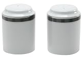 Nikko Ceramics Black Tie Salt & Pepper