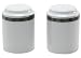 Nikko Ceramics Black Tie Salt & Pepper