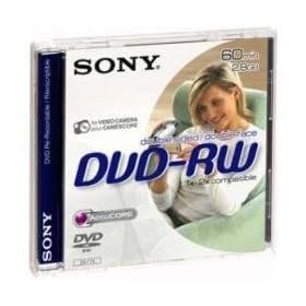 Sony 60min 8cm Double Sided 2.8 GB DVD-RW Re-Recordable DVD