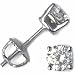 14K White Gold 0.33Ct Diamond Stud Earrings