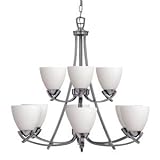9-Light Two-Tier Modern Chandelier
