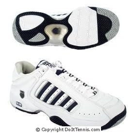 K-Swiss - Mens Defier RS Tennis Shoes (White Navy) by K-Swiss