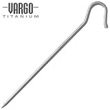 Titanium Hook Stake 165MM 6PK