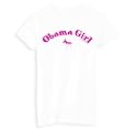 Women's President Barack Obama T-Shirt (Obama Girl with Democratic Donkey Logo) Womens Fashion Cut White Shirt; Great Gift Ideas for Women, Ladies, Misses, Juniors, & Teens (Collectible Novelty Items)