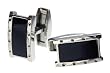 Titanium Cuff Links with Black Onyx