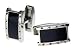 Titanium Cuff Links with Black Onyx