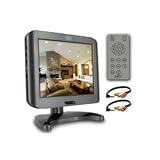 SVAT 8 Ultra Slim LCD Surveillance Monitor with 2 Security Camera Inputs CLEARVU8