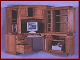 6 PC Deluxe Computer Center-Oak (Light Stain)