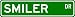 SMILER Street Sign ~ Personalized Family Lastname Sign ~ Gameroom, Basement, Garage S...