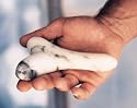 Marble Massage Stone - Bamboo Leaf