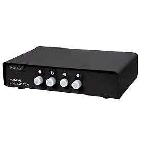 Lutall 4-PORT KVM Switch With USB Connection