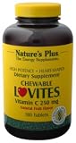 Nature's Plus - Chewable Lovites Vitamin C, 250 mg, 180 chewable tablets