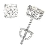 1.40cttw Round Diamond Stud Earrings EGL F-G/VS1-VS2