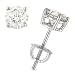 1.40cttw Round Diamond Stud Earrings EGL F-G/VS1-VS2