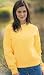 Pigment Dyed Ladies Wide Band Crewneck Sweatshirt