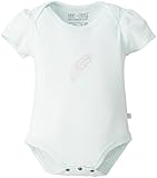 Finn+Emma フィン&エマ 半袖ロンパース オーガニックコットン100% 9-12ヶ月 フェザー G02-0202g9-12 Blue Glass