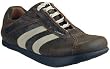 Earth Womens Rapid Brown Distressed Leather Oxfords
