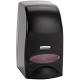 Kimberly-Clark Kleenex 92145 Plastic Cassette Skin Care Dispenser, 5" Width x 8-3/8" Heigtth x 5-1/4" Depth, 1000mL Capacity, Black