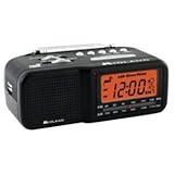 MIDLAND WR11 7-CHANNEL DESKTOP ALARM CLOCK/WEATHER ALERT RADIO WITH AM/FM RADIO