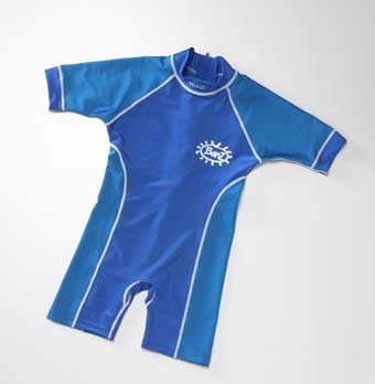 Buy Sun Protection UPF50+ Swimsuit-1 pc Pacific Blue