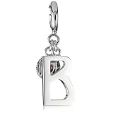 ELLE Jewelry Charms B Initial Sterling Silver 