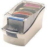 Fellowes Softworks - Media storage box - capacity: 50 diskettes - platinum